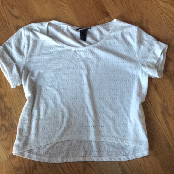Hampton Twill 26” Pick Stitch Hem Wide Crop